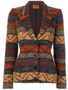 Missoni Vintage Patchwork-effect Jacket - Orange