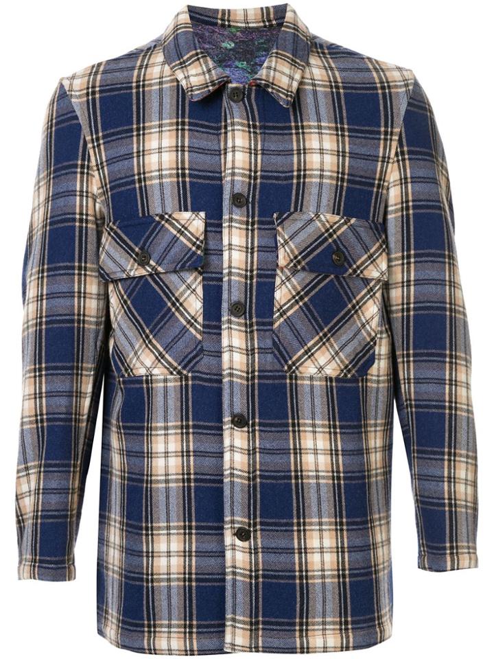 Pierre-louis Mascia Checked Shirt - Blue