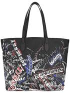 Burberry Reversible Printed Tote - Black