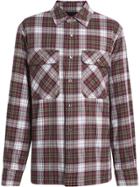 Burberry Quilted Check Flannel Shirt - Red