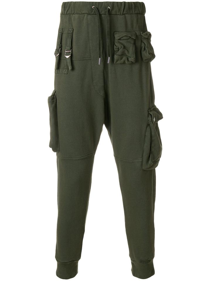 Overcome Cargo Track Pants - Green