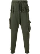 Overcome Cargo Track Pants - Green