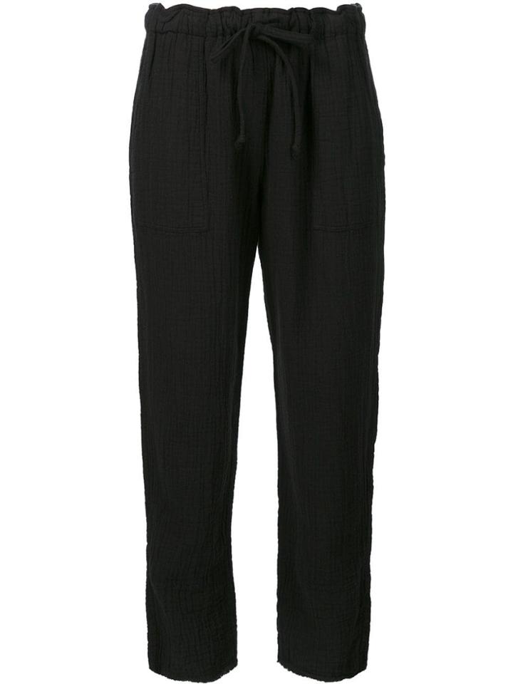 Raquel Allegra Cropped Trousers - Black