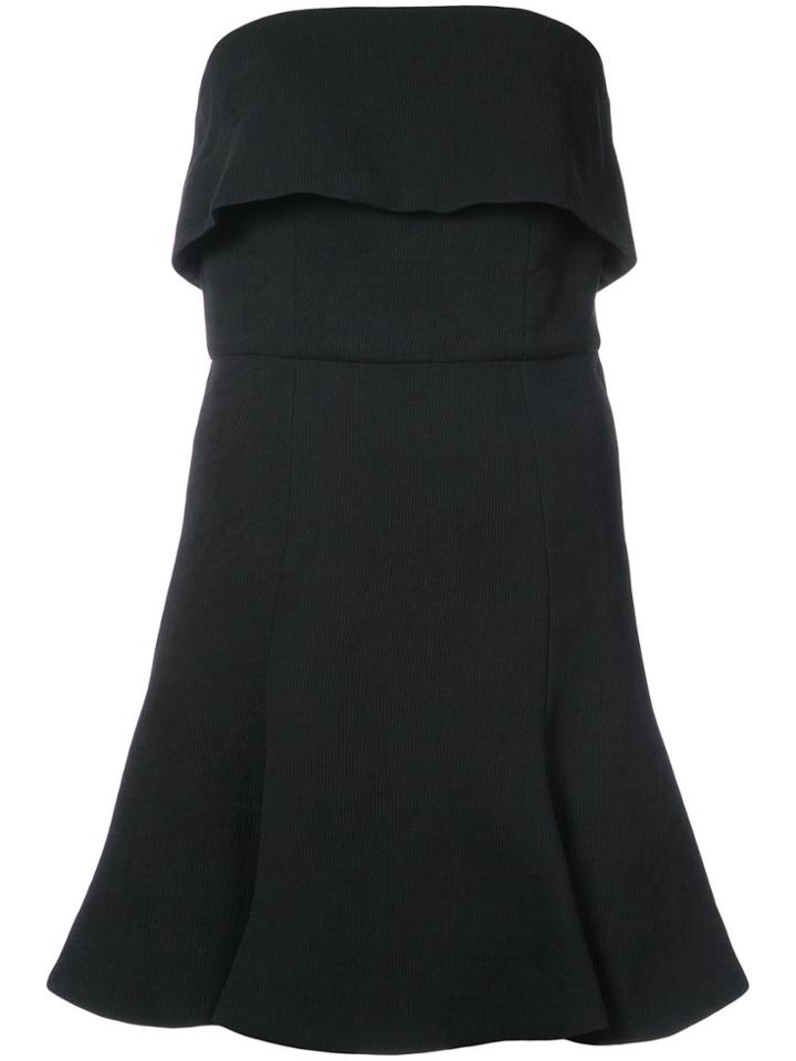 C/meo Flared Bustier Dress - Black