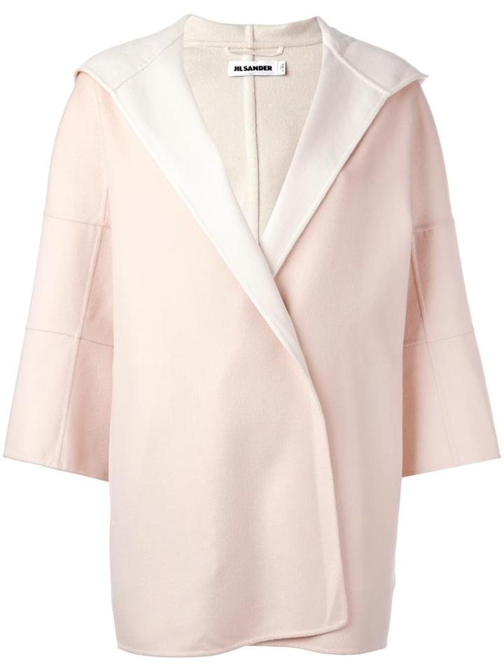Jil Sander Hooded Coat, Women's, Size: 38, Pink/purple, Cashmere
