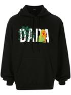 Christian Dada Dada Logo Embroidery Hoodie - Black