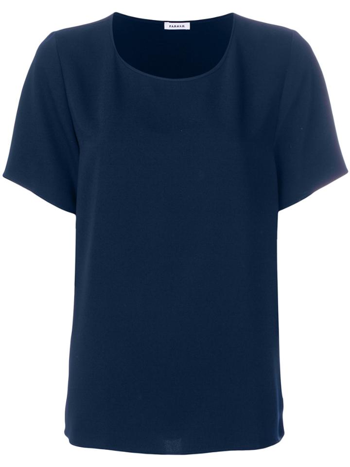 P.a.r.o.s.h. Loose-fit Crew-neck T-shirt - Blue