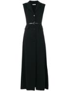 P.a.r.o.s.h. Buttoned Waistcoat Dress - Black