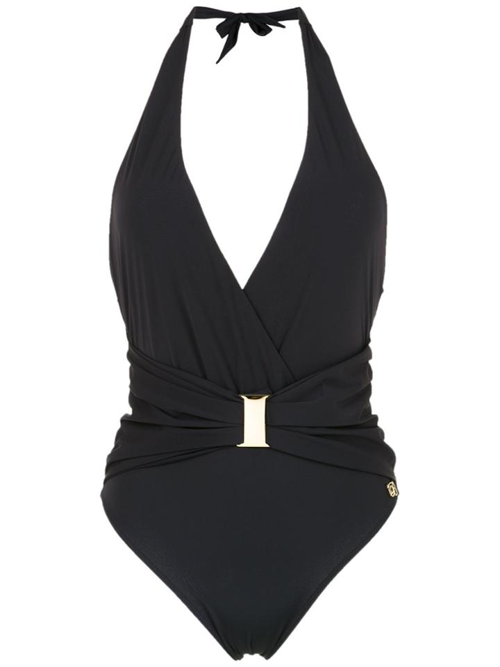 Brigitte Ruched Lua Swimsuit - Black