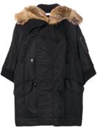 Faith Connexion Fur Trim Parka - Black
