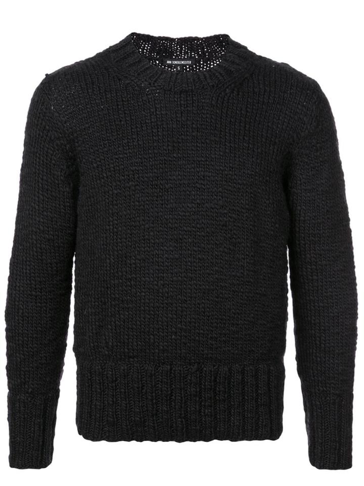 Ann Demeulemeester Basic Jumper - Black