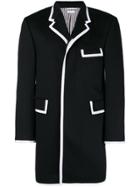Thom Browne Cashmere Chesterfield Overcoat - Blue