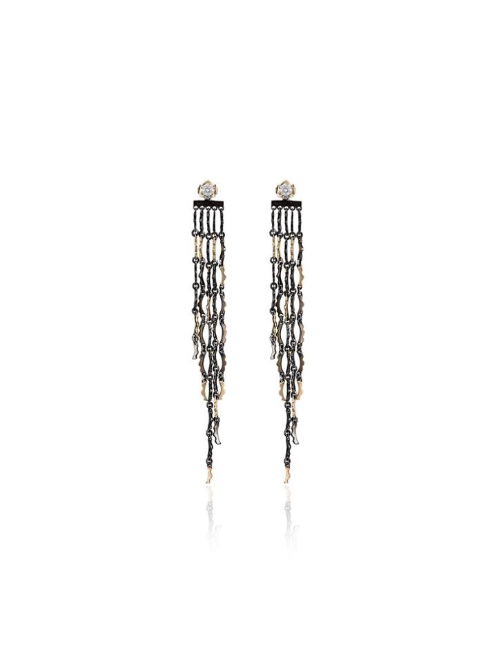 Gaelle Khouri Free Dots Earrings - Metallic