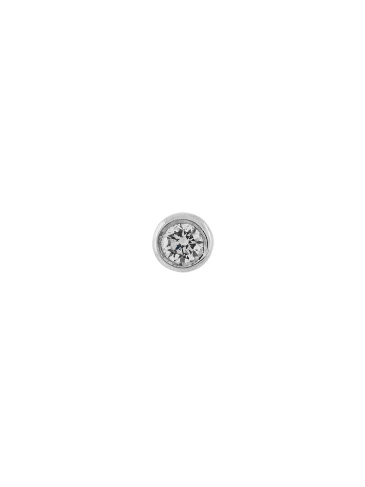 Wouters & Hendrix Gold Diamond Stud Earring - Metallic