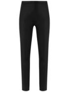 Andrea Marques - Slim Fit Trousers - Women - Cotton/spandex/elastane - 42, Black, Cotton/spandex/elastane