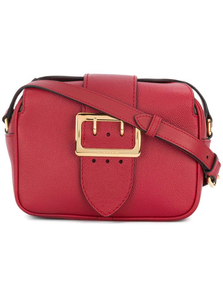 Burberry Buckle Shoulder Bag - Red