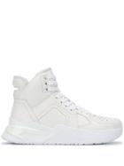 Balmain B-ball High Top Sneakers - White
