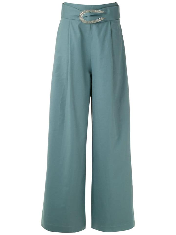 Framed Calça Pantalona Cotton Framed - Blue