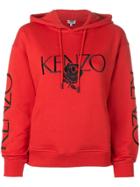 Kenzo Embroidered Logo & Rose Hoodie