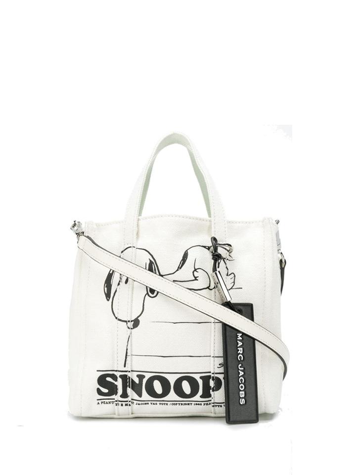 Marc Jacobs Snoopy Mini Tote Bag - White