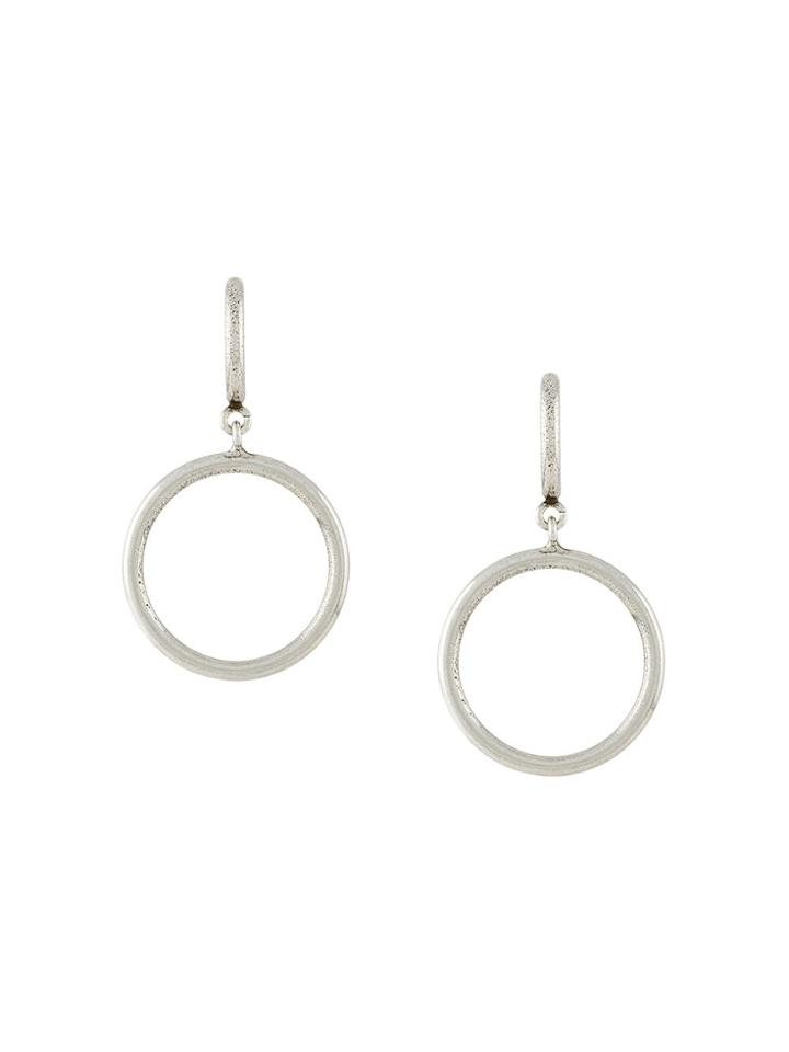 Isabel Marant Double Hoop Earrings - Metallic