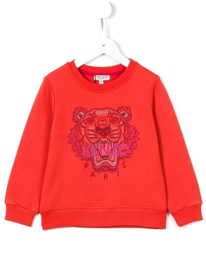 Kenzo Kids 'tiger' Sweatshirt, Girl's, Size: 10 Yrs, Red