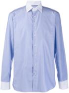 Etro Printed Trim Shirt - Blue