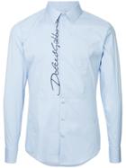 Dolce & Gabbana Logo Long-sleeve Shirt - Blue