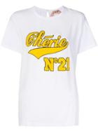 Nº21 Cherie Perforated T-shirt - White