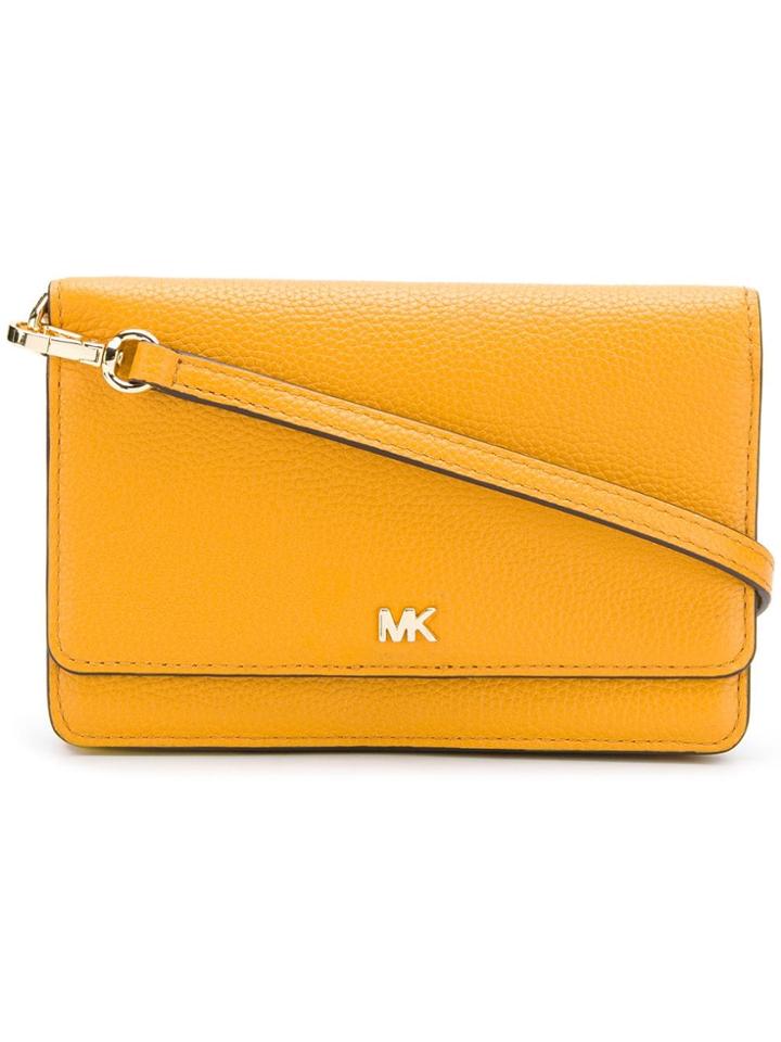 Michael Michael Kors Square Shaped Crossbody Bag - Yellow