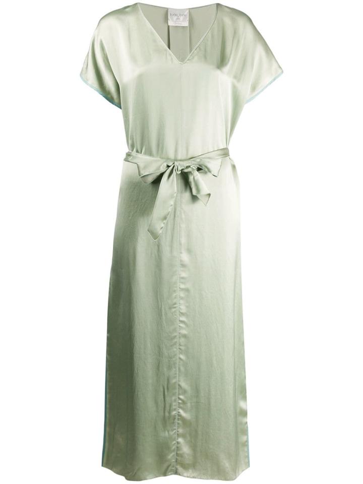 Forte Forte Belted Waist Shirt Dress - Green