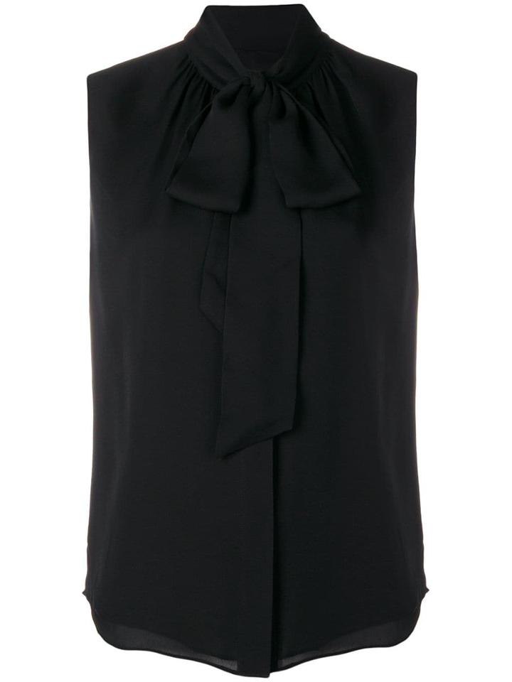Tory Burch Pussybow Shirt - Black
