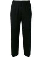 Issey Miyake Cauliflower - Cropped Trousers - Women - Polyester - One Size, Women's, Black, Polyester