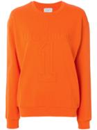 Gaelle Bonheur Crew Neck Sweatshirt - Yellow & Orange