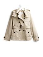 Burberry Kids Classic Trench Coat, Boy's, Size: 6 Yrs, Nude/neutrals