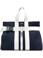 Sunnei Large Buckle Strap Tote - Blue