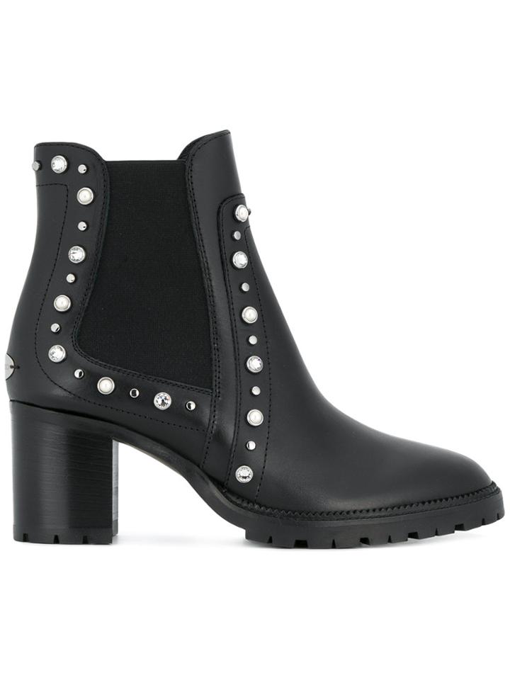 Jimmy Choo Burrow Boots - Black