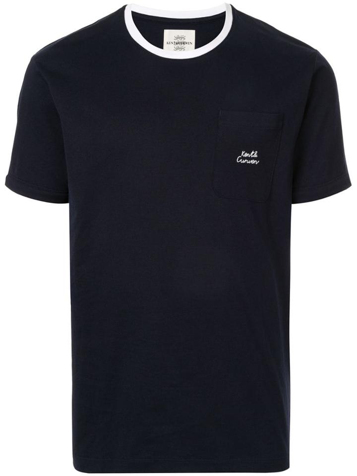 Kent & Curwen Logo Short-sleeve Top - Blue