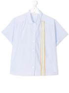 Anne Kurris Teen Contrast Stripe Shirt - Blue