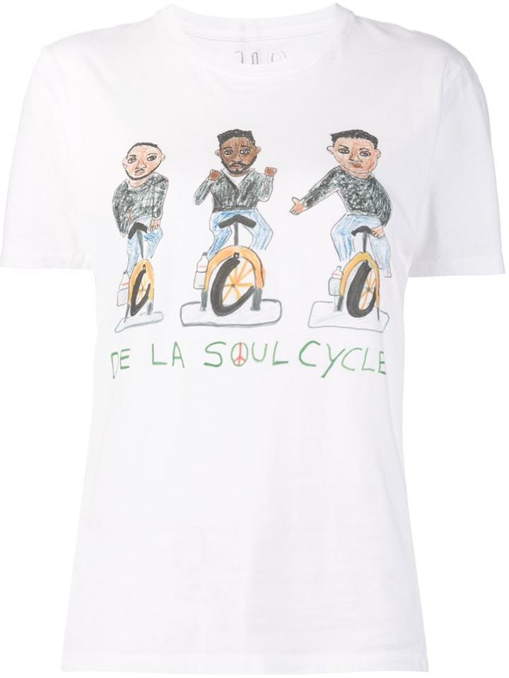 Unfortunate Portrait 'de La Soul Cycle' T-shirt, Women's, Size: Xs, White, Cotton