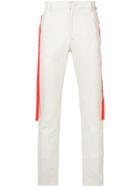 Undercover Grosgrain Tape Trousers - White