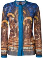 Jean Paul Gaultier Vintage Saint Print Cardigan, Women's, Size: 40