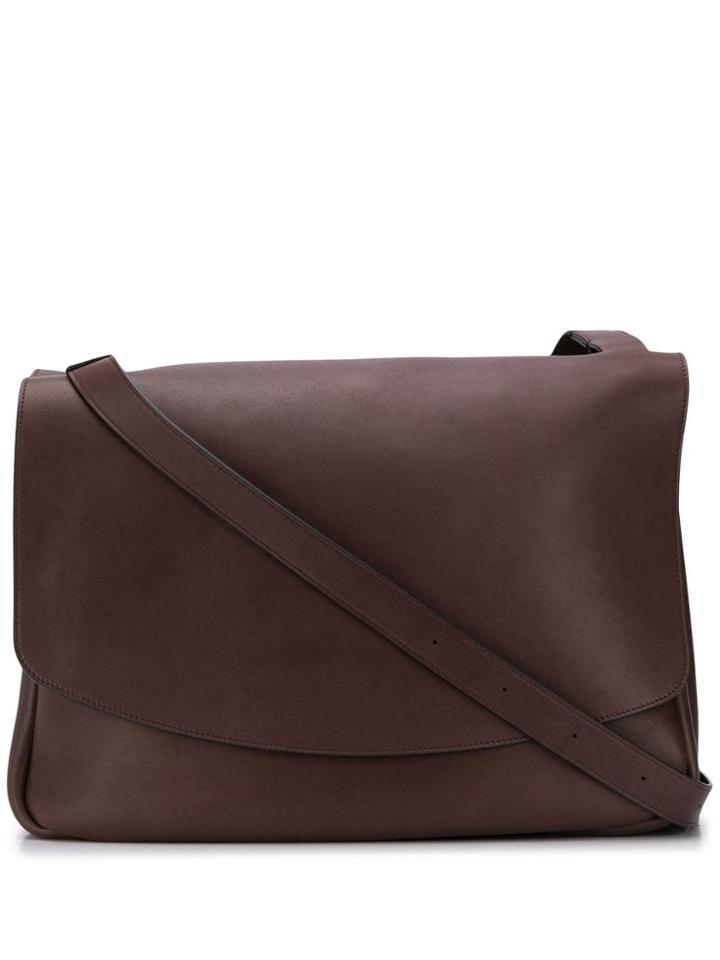 The Row Mail Shoulder Bag - Brown