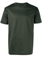 Les Hommes Stitching Detailed T-shirt - Green