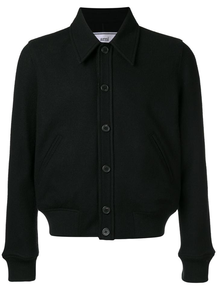 Ami Alexandre Mattiussi Jersey Jacket - Black