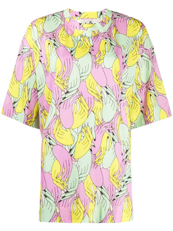 Marni Prelude Print T-shirt - Pink