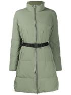 Emporio Armani Belted Puffer Jacket - Green