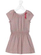 Amaia Abstract Print Elastic Dress, Girl's, Size: 8 Yrs