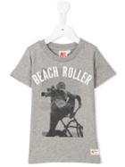 American Outfitters Kids Beach Roller Print T-shirt, Boy's, Size: 12 Yrs, Grey