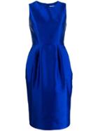 P.a.r.o.s.h. Structured Day Dress - Blue